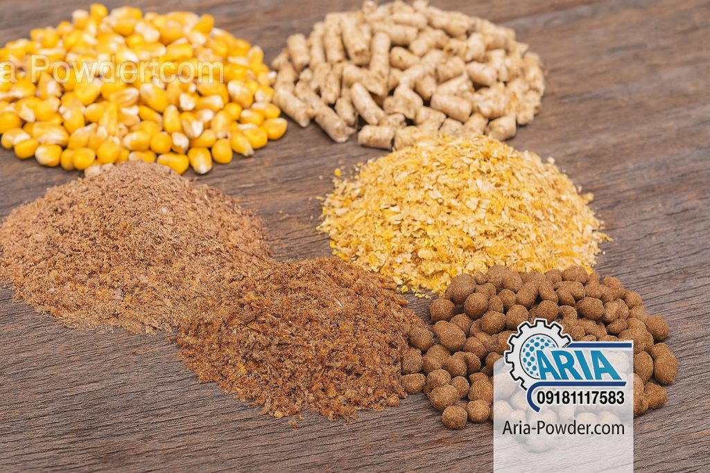 بررسی انواع مواد اولیه در صنعت خوراک دام و نقش آن‌ها